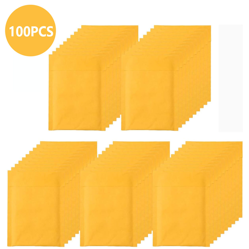 100pcs Bubble Envelope Sending - Letter Envelope Kraft 评论和价格