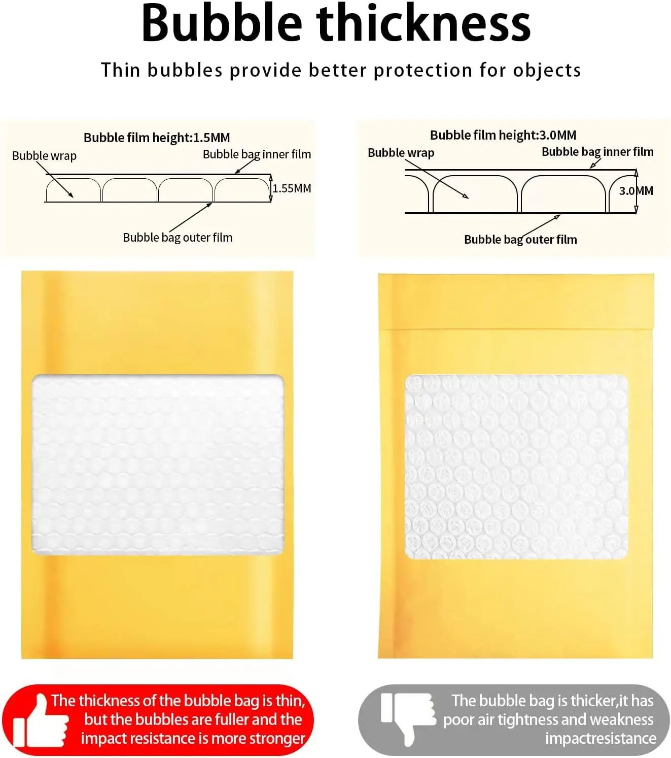 100pcs Bubble Envelope Sending - Letter Envelope Kraft 评论和价格