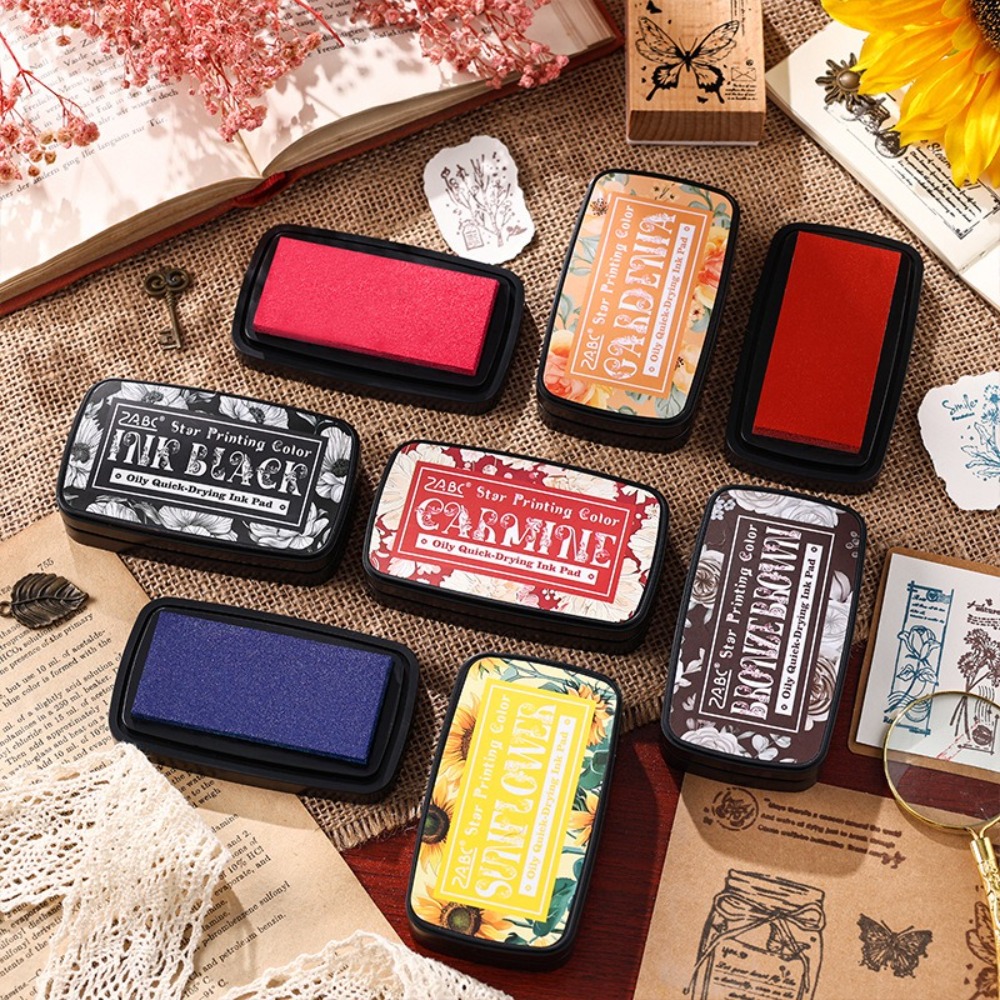 New Colorful Ink Pad Rectangul - Self Inking Stamp 评论和价格
