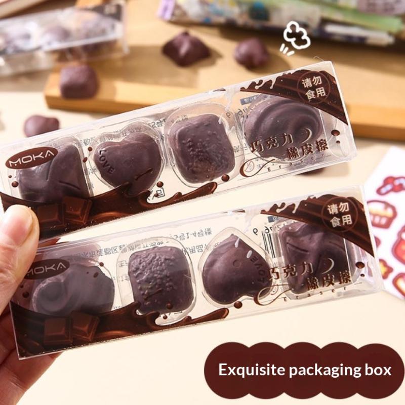 ۞ Pack Of 4 Creative Simulated - Office Supply Office Stationery Items 评论和价格