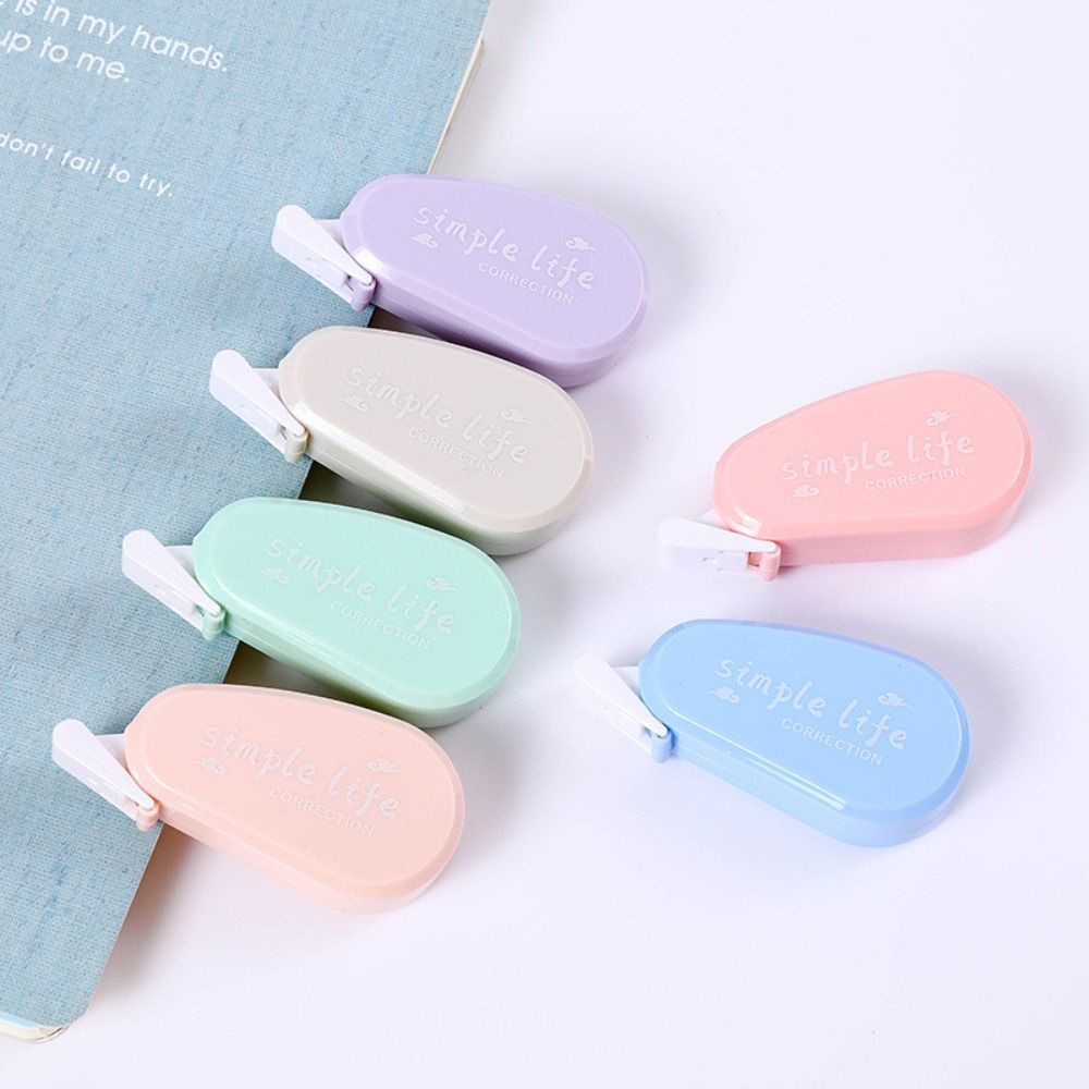 6PCS/Set Silent Correction Tap - Correction Tape Roller 评论和价格